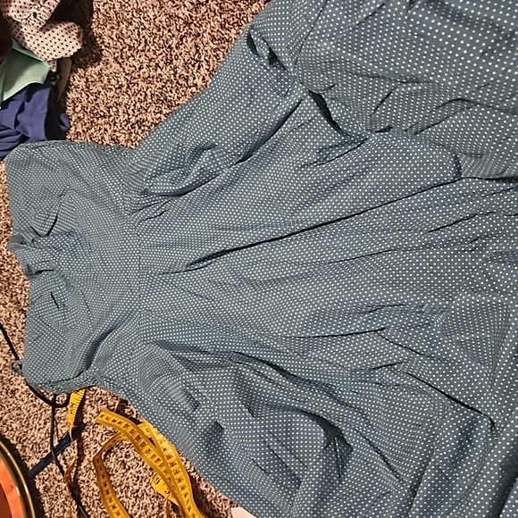 girls of savoy Dresses & Skirts - Girls of savoy. Women's size 0. Blue with white dots. stripes less dress.